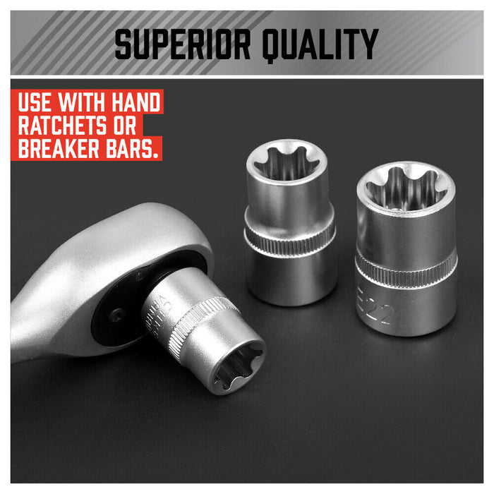 Complete Precision 14Pc E-Torx Socket Set E4-E24 with Case Tools > Other Tools Micks Gone Bush    - Micks Gone Bush