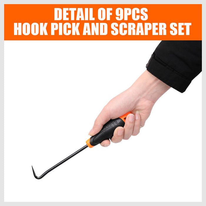 Detail-Oriented Tools 9pc Hook and Pick Set with Non-Slip Handles Tools > Other Tools Micks Gone Bush    - Micks Gone Bush