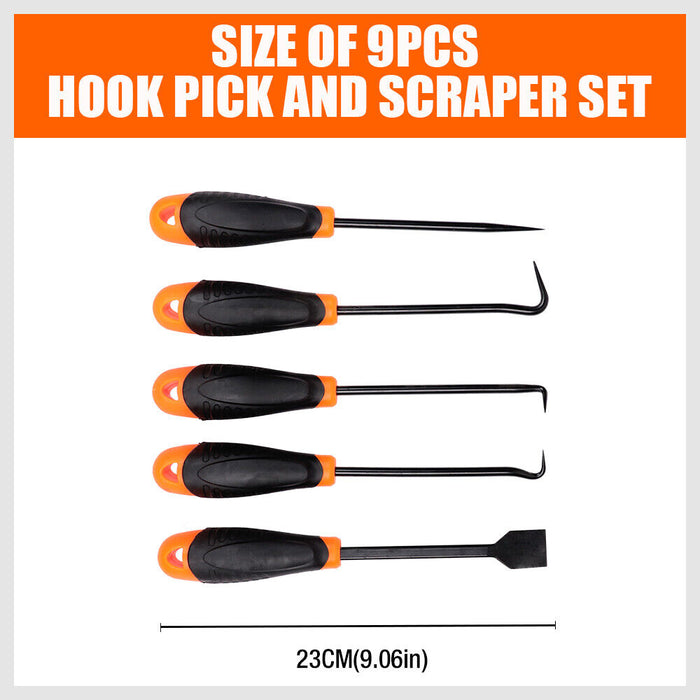 Detail-Oriented Tools 9pc Hook and Pick Set with Non-Slip Handles Tools > Other Tools Micks Gone Bush    - Micks Gone Bush