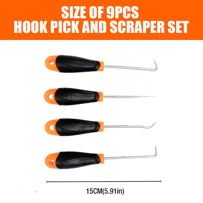 Detail-Oriented Tools 9pc Hook and Pick Set with Non-Slip Handles Tools > Other Tools Micks Gone Bush    - Micks Gone Bush